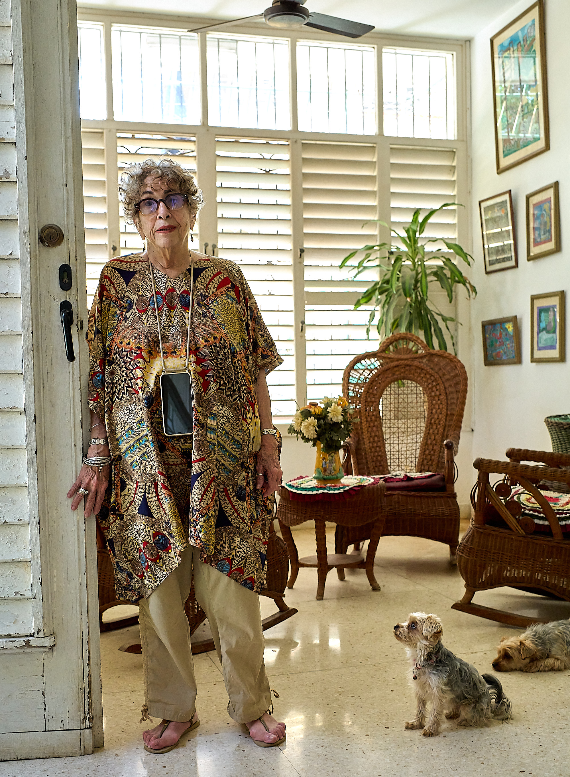 Ileana, fierce and intelligent, was a Cuban government negotiator. She embodies the revolution’s arc. Growing up well off, she went “viral” after writing to Obama, sparking the first official letter exchange between the U.S. and Cuba in over 60 years. However, current government corruption has left her struggling on a meager $5 a month, forcing her to sell artwork and her home in order to escape Cuba.