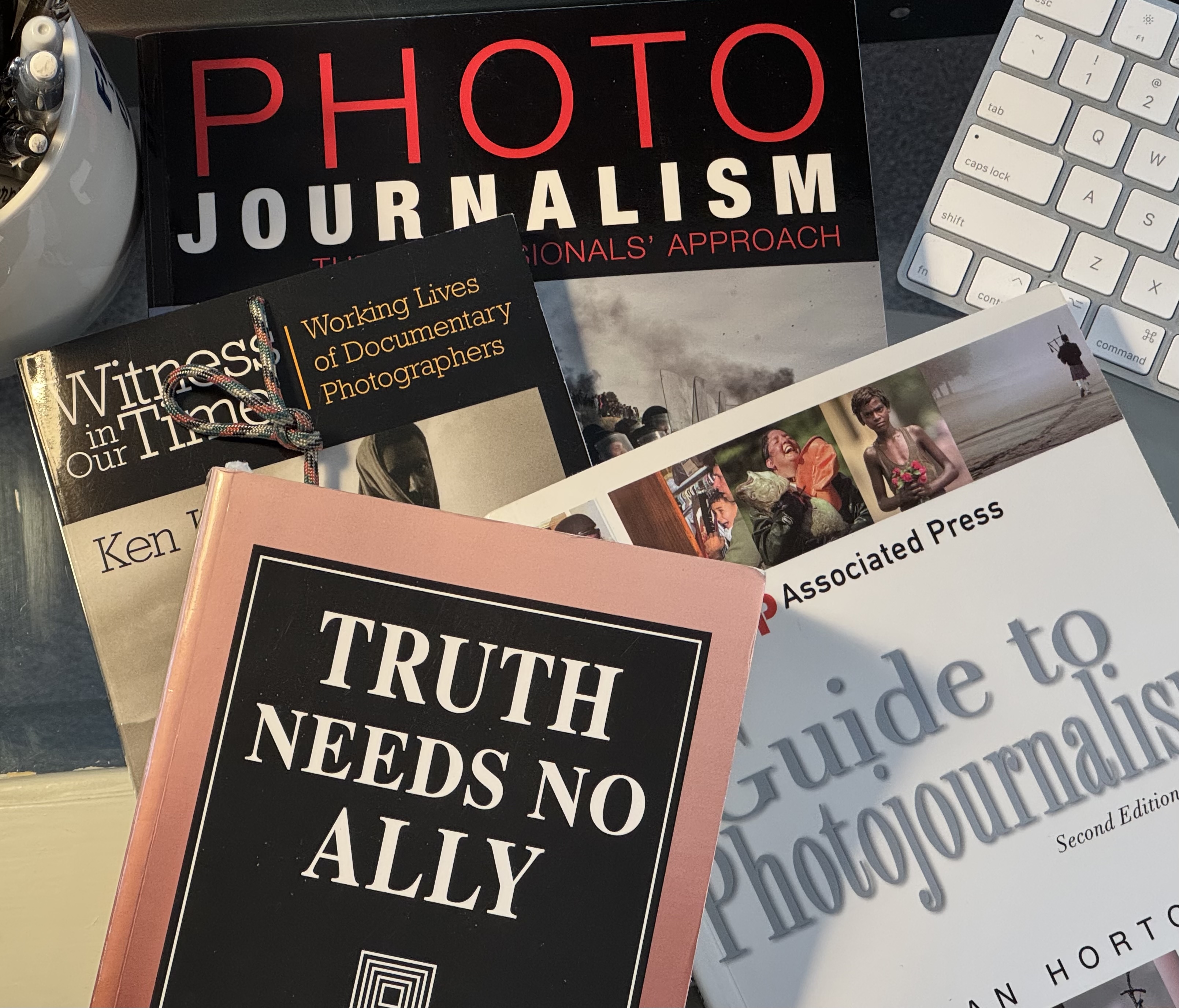 Books I used to better understand photojournalism and documentary photography and to prepare for this project.